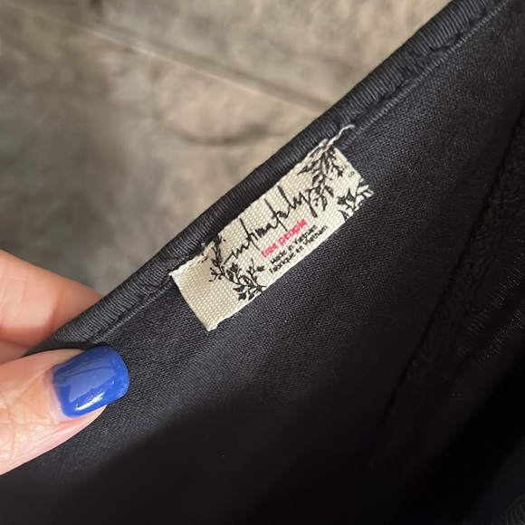 Intimately by Free People Lotta Love Romper gently used black - Picture 2 of 6